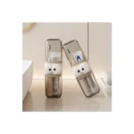 Leawall Travel Toothbrush Holder Bathroom Organiser with Cute Eye Design – Unbreakable, Stackable, Dustproof Water Cups for Kids & Adults – Vanity Accessory toothbrush holder for bathroom(2 Pcs)