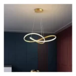 Lyse Decor Chandelier, Jhumar Light for Hall Ceiling, Jhoomer for Living Room, Hanging Pendant Lamp for Bedroom, Dining Room (CH12 GD)