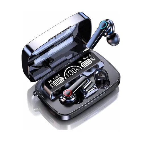 M19 True Wireless Earbuds, Bluetooth 5.1, 9D HiFi Sound, IPX7 Waterproof, LED Power Display, Wireless Charging Case, Touch Control M19 True Wireless Earbuds, Bluetooth 5.1, 9D HiFi Sound, IPX7 Waterproof, LED Power Display, Wireless Charging Case, Touch Control