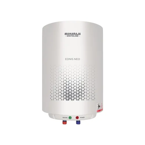 Maharaja Whiteline Energy Efficient Water Heater EDNIS NEO 25L | 4-Star Rated with Polymer-Coated Inner Tank, Smart Inlet Diffuser & Durable Metal Body | Long-Lasting Design with 5-Year Tank Warranty Maharaja Whiteline Energy Efficient Water Heater EDNIS NEO 25L | 4-Star Rated with Polymer-Coated Inner Tank, Smart Inlet Diffuser & Durable Metal Body | Long-Lasting Design with 5-Year Tank Warranty