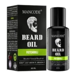 Mancode Beard & Hair Growth Oil, 60ml |With Patchouli Natural Oils including Vitamin E Hair Oil for Thicker & Longer Beard | Beard Oil for Uneven, Patchy & Fast Beard Growth | Growth Oil for Stronger & Fuller Beard Hair