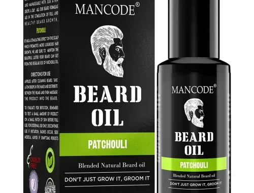 Mancode Beard & Hair Growth Oil, 60ml |With Patchouli Natural Oils including Vitamin E Hair Oil for Thicker & Longer Beard | Beard Oil for Uneven, Patchy & Fast Beard Growth | Growth Oil for Stronger & Fuller Beard Hair