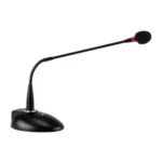 Monoprice Commercial Audio Desktop Paging Microphone with On/Off Button (NO Logo)
