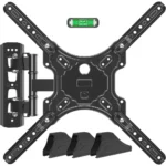 MOUNTUP Full Motion TV Wall Mount for Most 26-60\’ Flat Curved Screen TVs