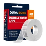 Multipurpose Double Sided Tape Heavy Duty – Adhesive Silicone Tape, Heat Resistant, Multi-Functional, Removable, Washable, Reusable Anti-Slip Gel Nano Grip Tape- 3 Meter pack of 4 (4)