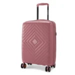 Nasher Miles Antwerp Hard-Sided Polypropylene Cabin Luggage 20 inch | 55cm TSA Lock 8 Wheels & Expander Small Trolley Bag for Travel | Suitcase (Bubblegum Pink)
