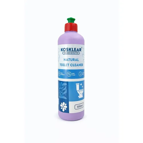 Natural Toilet Cleaner – 500 ml I Plant-Based & Chemical-Free I Skin-Friendly I Removes Stains, Yellow Marks & Limescale Naturally I Safe for Kids & Pets I Sustainable & Effective Cleaner