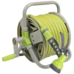 Neptune Simplify Farming Retractable Garden Hose Reel | Secure and Stable Hose Pipe 15 Meters | with 7-Patterns Spray Nozzle | Compact Design for Effortless Storage and Transport – Small