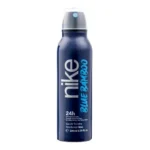 NIKE – Blue Bamboo 200 ml, Deodorant Man Spray, Anti-Stain Deodorant for All Skin Types, 0% Aluminium Salts, Long Lasting, Marine Woody Aromatic Fragrance