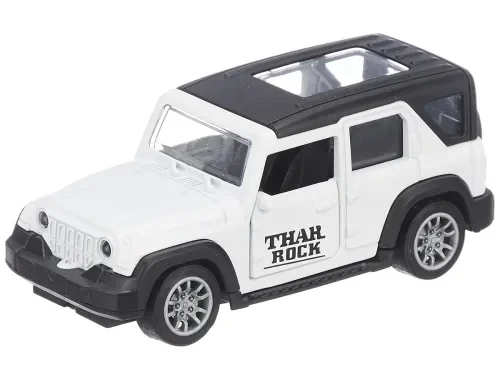 Niku 1:32 Scale DieCast Metal Toy Car Pull Back Action Openable Doors 4×4 Thar/Jeep Premium Car Toy Light Music for Kids Realistic Miniature Model Best Gift 2+yrs Girls Boys Random Colors