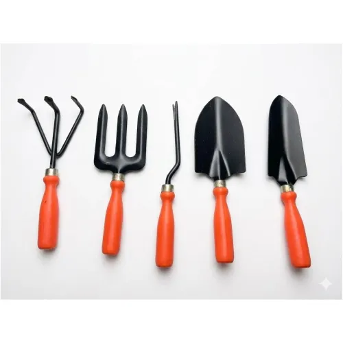 Ocean Mart Gardening Hand Tools Set – 5 Pieces (Cultivator, Big and Small Trowel, Weeder, Fork) | Tools for Home Garden | Durable Plant Tool Kit | Farming Tools Ocean Mart Gardening Hand Tools Set – 5 Pieces (Cultivator, Big and Small Trowel, Weeder, Fork) | Tools for Home Garden | Durable Plant Tool Kit | Farming Tools