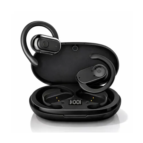 OWS- W300 True Wireless Earbuds, Gaming Earbuds with Open Wearable Stereo, 50 Hours Playtime, Bluetooth 5.4 + ENC Clarity, 13mm HD BASS Drivers, IPX6 Sweat-Proof,Built-in Mic OWS- W300 True Wireless Earbuds, Gaming Earbuds with Open Wearable Stereo, 50 Hours Playtime, Bluetooth 5.4 + ENC Clarity, 13mm HD BASS Drivers, IPX6 Sweat-Proof,Built-in Mic