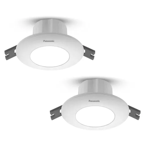 Panasonic 5W LED Concealed Downlight for Ceiling, LED Deep Junction & Concealed Box Light (Natural White, PDLM34054-2) Panasonic 5W LED Concealed Downlight for Ceiling, LED Deep Junction & Concealed Box Light (Natural White, PDLM34054-2)