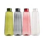 PEARLPET SPLASH- BPA-free Plastic Water Bottle Set of 4 Pcs, Each 1000ml, Assorted Multicolor