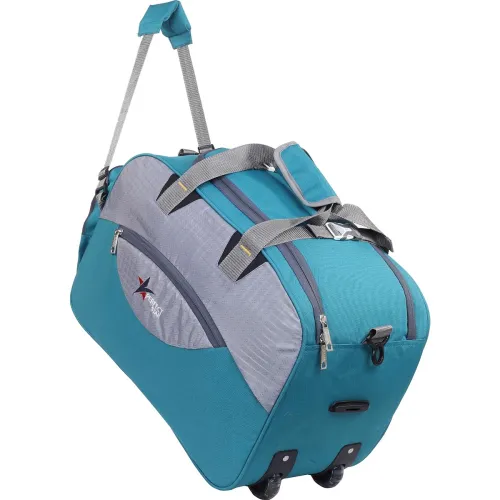 Perfect Star 65L Duffle Bag for Travelling | Lightweight Polyester Trolley Bag with Wheels | Hand Carry Travel Bag for Men and Women | Weekend Trip Luggage Bag (15 x 12 x 15 inch) Perfect Star 65L Duffle Bag for Travelling | Lightweight Polyester Trolley Bag with Wheels | Hand Carry Travel Bag for Men and Women | Weekend Trip Luggage Bag (15 x 12 x 15 inch)