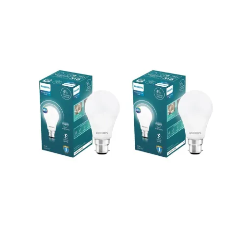 Philips Motion Sensor B22 LED Bulb | Motion Sensor Light for Home | Motion and Ambient Sensor LED Bulb | Crystal White, Pack of 2 Philips Motion Sensor B22 LED Bulb | Motion Sensor Light for Home | Motion and Ambient Sensor LED Bulb | Crystal White, Pack of 2