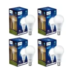 PHILIPS Stellar Bright 12-Watt LED Bulb B22 Base (Crystal White, Pack of 4)