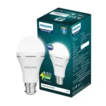 Philips Stellar Bright Rechargeable Emergency Inverter LED Bulb, B22 8.5-Watt-Crystal White (Pack of 1)