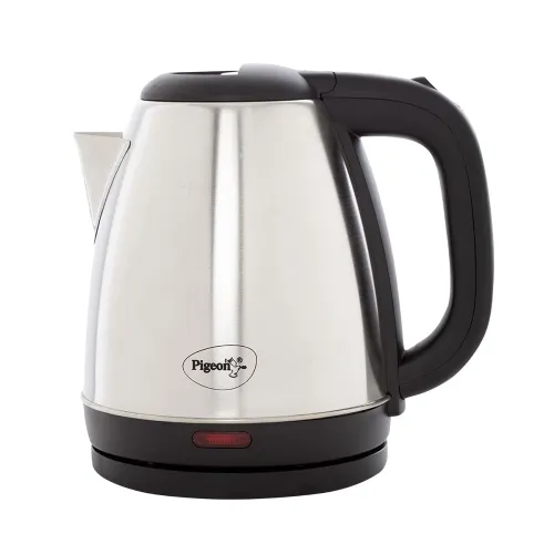 Pigeon Amaze Plus Electric Kettle 1.5 L, 1300 Watt, Stainless Steel Body with Auto Shut-off Feature Used for Boiling Water – (Silver) Pigeon Amaze Plus Electric Kettle 1.5 L, 1300 Watt, Stainless Steel Body with Auto Shut-off Feature Used for Boiling Water – (Silver)