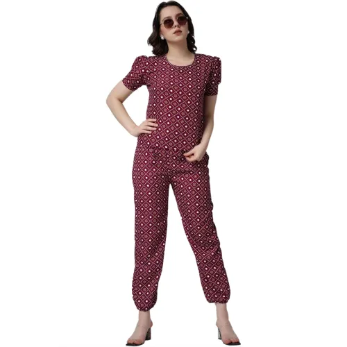 POPWINGS Women 2 Pieces Jumpsuit