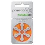 Power One Hearing Aid Battery (Size 13, 60 Pieces)