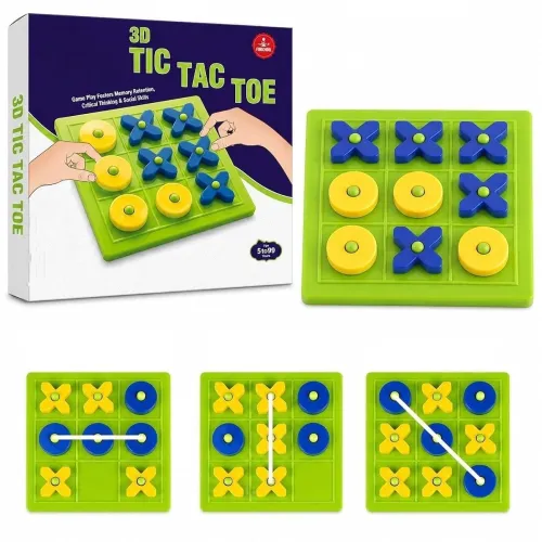 Puno OXOX Games – Tic Tac Toe Game – Classic Indoor Games for Kids – Board Games xo xo | Mutlicolor | Pack of 1 Puno OXOX Games – Tic Tac Toe Game – Classic Indoor Games for Kids – Board Games xo xo | Mutlicolor | Pack of 1