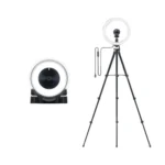 Razer Kiyo Streaming Webcam: 1080p 30 FPS / 720p 60 FPS – Ring Light w/Adjustable Brightness – Built