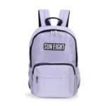 Reelay mee 18L Lightweight Daytrip & Daily Use Backpack | Spacious and Stylish Light Grey Backpack for School, Travel, Work, and Everyday Essentials