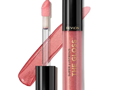 Revlon Super Lustrous Lip Gloss, Non-Sticky, Hydrating, High Shine Finish, 246 Blissed Out, 0.13 oz