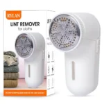 Rylan Lint Remover for Clothes, Electric Fabric Shaver Woolen Cleaner with 2-Speeds, 6-Leaf Blades, AA Battery(Not Included) Operated for Clothes and Furniture/-