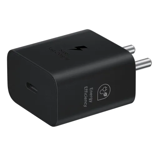 Samsung Original 25W USB Type-C Travel Adaptor Without Cable for Google Pixel, Xiaomi, Motorola, iPhone, Samsung Galaxy Tab S/A Series, Galaxy S10/M54/M55/A80/A90/S25/S24, Black Samsung Original 25W USB Type-C Travel Adaptor Without Cable for Google Pixel, Xiaomi, Motorola, iPhone, Samsung Galaxy Tab S/A Series, Galaxy S10/M54/M55/A80/A90/S25/S24, Black