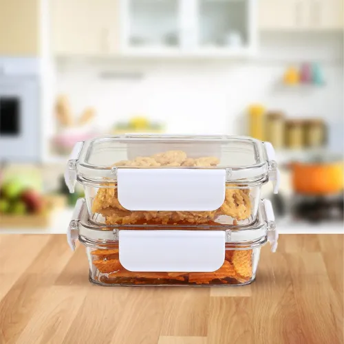 SCL Steelo SoFresh Rectangular Airtight Food Storage Containers 300 ml (Set of 2), BPA Free PET Plastic, Stackable Fridge Safe Kitchen Storage Containers for Cereals, Pulses & Leftovers SCL Steelo SoFresh Rectangular Airtight Food Storage Containers 300 ml (Set of 2), BPA Free PET Plastic, Stackable Fridge Safe Kitchen Storage Containers for Cereals, Pulses & Leftovers