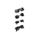 Sheomy Unisex Combo offer pack of 4 shades glasses White Black Candy MC stan Rectangular Retro Vintage Narrow Non-Polarized Sunglasses Small Narrow Square Sun Glasses Combo offer pack (Medium)