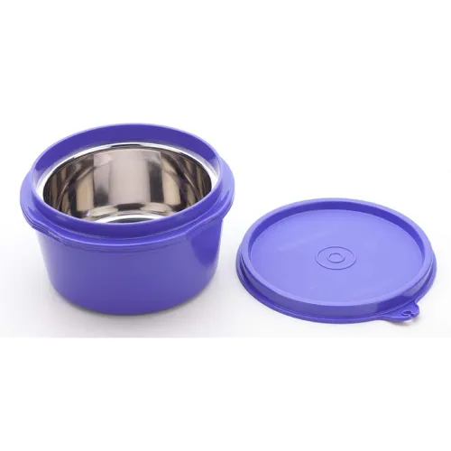 Signoraware Executive Microsafe STEEL 350ml container, Set of 1, Violet Signoraware Executive Microsafe STEEL 350ml container, Set of 1, Violet