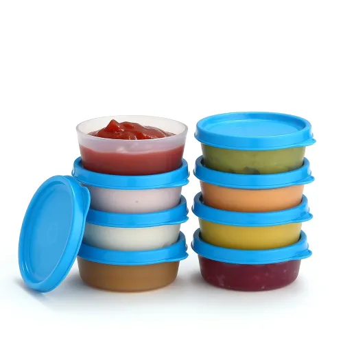 Signoraware Mini Mate BPA Free Plastic Containers Set (70ml x 8 | Set of 8 | Blue) Signoraware Mini Mate BPA Free Plastic Containers Set (70ml x 8 | Set of 8 | Blue)
