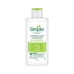 Simple Hydrating Light Moisturiser, 125ml | 12HR Hydration | With Niacinamide, Pro-Vitamin B5, Strengthens Skin Barrier| Lightweight, Non-Greasy Moisturizer | For Soft, Smooth Skin