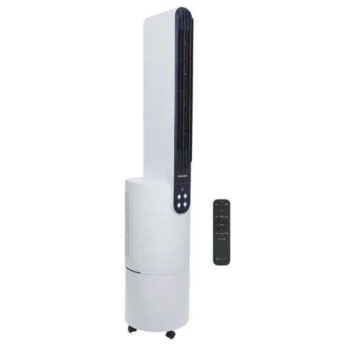 SINGER Cloudx Fan | Provides Cloud Infused Breeze | Quiet Mode Option | Powerful Airflow | Anti-Microbial Mesh Filter | Point Anywhere Remote | Portable | 3 Speed | 2 Yrs Warranty, SINGER Cloudx Fan | Provides Cloud Infused Breeze | Quiet Mode Option | Powerful Airflow | Anti-Microbial Mesh Filter | Point Anywhere Remote | Portable | 3 Speed | 2 Yrs Warranty,