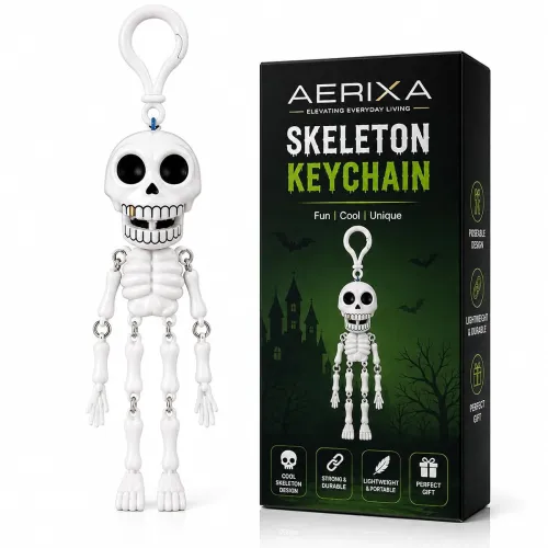 Skeleton Keychain with Movable Limbs Skeleton Keychain with Movable Limbs