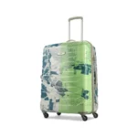 Skybags Large Trooper Size Abs Hardshell Luggage (75 Cm) | Printed Luggage Inline Trolley Bag with 4 Wheels and Resetable Combination Lock | Unisex, Green, Large