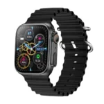 pTron Reflect Pro 1.85\’ Smartwatch, Bluetooth Calling, Full Touch Display 600 NITS, Digital Crown,Metal Frame, 100+ Watch Faces, HR, SpO2, Voice Assist, 5 Days Battery Life, IPX68 Waterproof (Black)