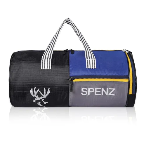 SPENZ Bags Polyester 28L Water Resistant Sports Duffel Gym Bag for Men & Women with Shoe Compartment SPENZ Bags Polyester 28L Water Resistant Sports Duffel Gym Bag for Men & Women with Shoe Compartment