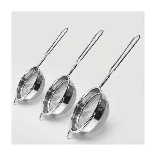 Stainless Steel Tea Strainer Set3 (8 cm) Fine Mesh Chai Chhalni – Tea & Coffee Filter, Juice and Oil Strainer with Durable Handle, Rust Proof Kitchen Strainer for Smooth Brewing Stainless Steel Tea Strainer Set3 (8 cm) Fine Mesh Chai Chhalni – Tea & Coffee Filter, Juice and Oil Strainer with Durable Handle, Rust Proof Kitchen Strainer for Smooth Brewing