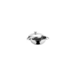Steelcraft Premium Stainless Steel Euro kadai -20 cm, 920ml (Induction Friendly) Cook and Serve, for Multipurpose Cooking, Silver, Set of 1