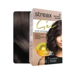 Streax Gel Hair Colour for Women & Men, Natural Brown 4, 150ml | Hair Colour Brown| 100% grey coverage | Long Lasting Hair Color, Easy to Use | Ammonia-Free Hair Color, Lasts Up to 20 Washes