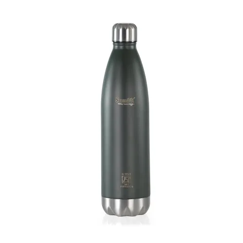 Sumeet Thermo1000 ISI Certified Stainless Steel Hot & Cold Double Walled Leak Proof Vacuum Flask/Water Bottle for Office/School/College/Gym/Picnic/Home/Trekking- 1000ml, Green Sumeet Thermo1000 ISI Certified Stainless Steel Hot & Cold Double Walled Leak Proof Vacuum Flask/Water Bottle for Office/School/College/Gym/Picnic/Home/Trekking- 1000ml, Green