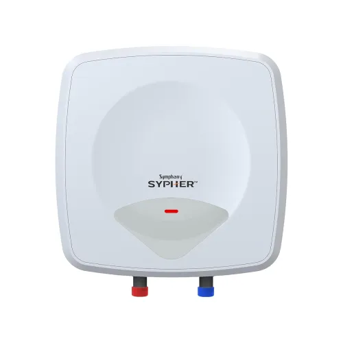 Symphony SYPHER 25 Litre Storage Water Geyser | BEE 5 star Rating Water Heater | 2KW Heating | Glassline Tank | 8 Bar Pressure Compatibility | Free Installation