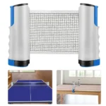 Tima Table Tennis/ Ping pong Portable Ping Pong Net – Retractable Table Tennis Net for Any Table ,Colour May vary