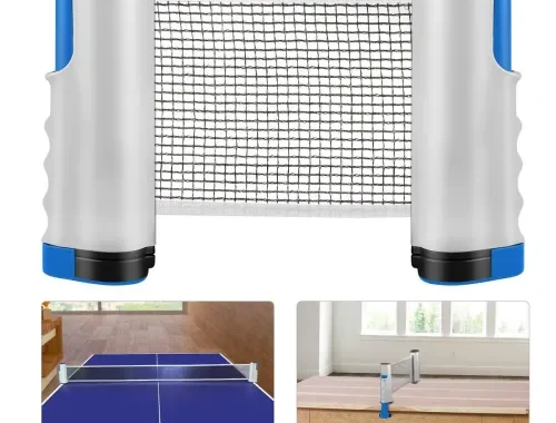 Tima Table Tennis/ Ping pong Portable Ping Pong Net – Retractable Table Tennis Net for Any Table ,Colour May vary