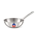TOSAA TRIPLY Wok 24 CM (2650 ML)|Made with Premium triply Construction for Better Durability and Long-Lasting Performance.
