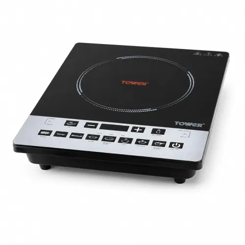 Tower Induction Cooktop 2000W Portable Single Burner Touch Control | Black Tower Induction Cooktop 2000W Portable Single Burner Touch Control | Black